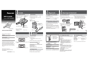 Bedienungsanleitung Panasonic KX-TS500FX Telefon