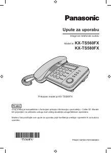 Priručnik Panasonic KX-TS560FX Telefon