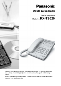 Priručnik Panasonic KX-TS620B Telefon