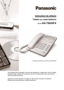 Manual Panasonic KX-TS620FXW Telefon