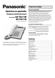 Priručnik Panasonic KX-TSC11B Telefon