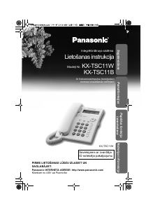 Rokasgrāmata Panasonic KX-TSC11W Tālrunis