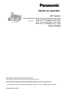 Priručnik Panasonic KX-UT113 Telefon