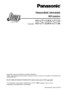 Használati útmutató Panasonic KX-UT113 Telefon