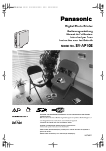 Bedienungsanleitung Panasonic SV-AP10E Fotodrucker