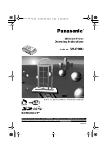 Manual Panasonic SV-P20 Photo Printer