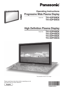 Handleiding Panasonic TH-42PS9EK Plasma monitor