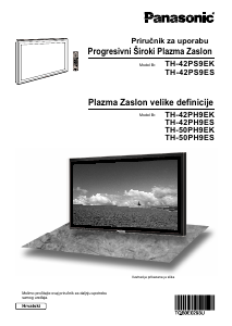 Priručnik Panasonic TH-42PS9EK Plazma monitor