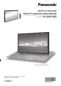 Priručnik Panasonic TH-103PF10EK Plazma televizor