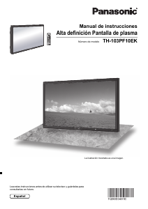 Manual de uso Panasonic TH-103PF10EK Televisor de plasma