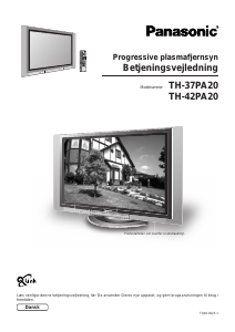 Brugsanvisning Panasonic TH-37PA20E Plasma TV