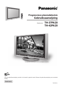 Handleiding Panasonic TH-37PA20E Plasma televisie