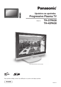 Priručnik Panasonic TH-37PA30A Plazma televizor