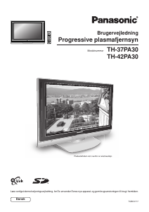 Brugsanvisning Panasonic TH-37PA30E Plasma TV