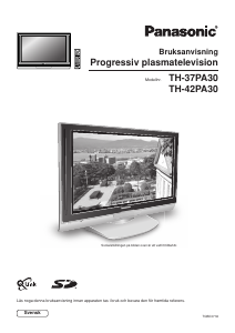 Bruksanvisning Panasonic TH-37PA30E Plasma TV