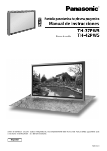 Manual de uso Panasonic TH-37PW5RZ Televisor de plasma