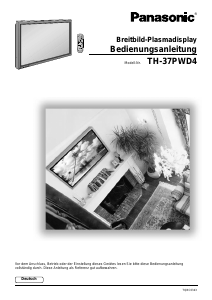 Bedienungsanleitung Panasonic TH-37PWD4RZ Plasma fernseher