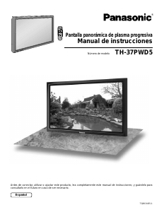 Manual de uso Panasonic TH-37PWD5 Televisor de plasma