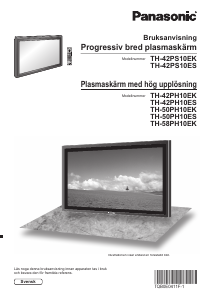 Bruksanvisning Panasonic TH-42PH10EK Plasma TV