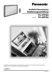 Bedienungsanleitung Panasonic TH-42PW4RZ Plasma fernseher