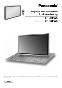 Bruksanvisning Panasonic TH-42PW5EX Plasma TV