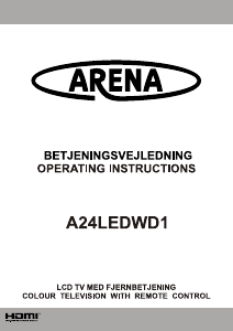 Manual Arena A24LEDWD1 LCD Television