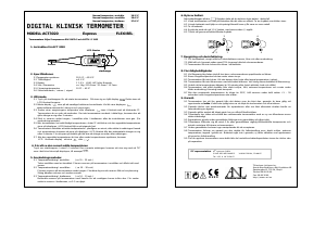 Bruksanvisning ANL ACT3020 Termometer