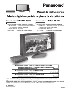 Manual de uso Panasonic TH-42XVS30U Televisor de plasma