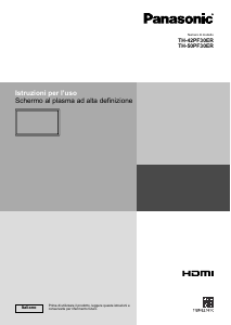Manuale Panasonic TH-50PF30ER Plasma televisore