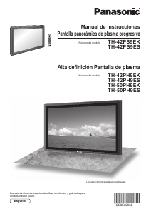 Manual de uso Panasonic TH-50PH9EK Televisor de plasma