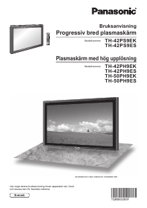 Bruksanvisning Panasonic TH-50PH9EK Plasma TV