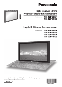 Brugsanvisning Panasonic TH-50PH9ES Plasma TV