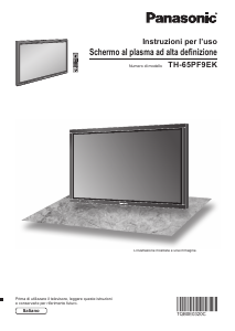 Manuale Panasonic TH-65PF9EK Plasma televisore