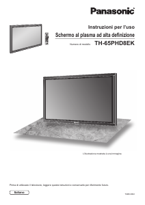 Manuale Panasonic TH-65PHD8EK Plasma televisore