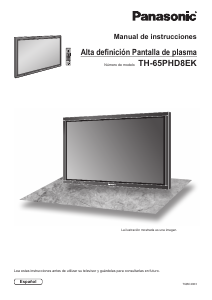 Manual de uso Panasonic TH-65PHD8EK Televisor de plasma