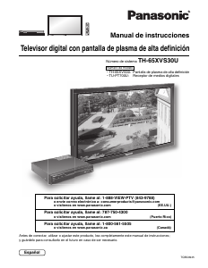 Manual de uso Panasonic TH-65XVS30U Televisor de plasma