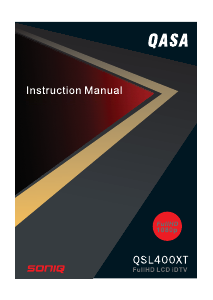 Handleiding Soniq QSL400XT Qasa LCD televisie