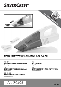 Manual SilverCrest SAS 7.2 A2 Handheld Vacuum