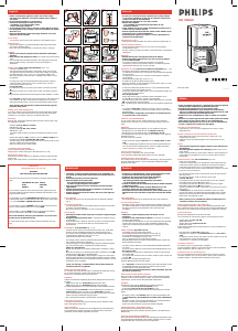 Manuale Philips HD7220 Macchina da caffè