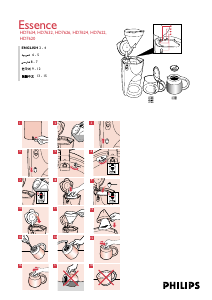 Manual Philips HD7622 Essence Coffee Machine