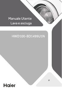 Manuale Haier HWD100-BD1499U1N Lavasciuga