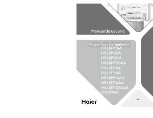 Manual de uso Haier FD15FPAA Frigorífico combinado