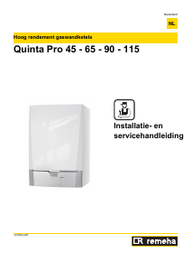 Handleiding Remeha Quinta Pro 45 CV-ketel