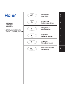 Mode d’emploi Haier HRF-550IG6 Réfrigérateur combiné