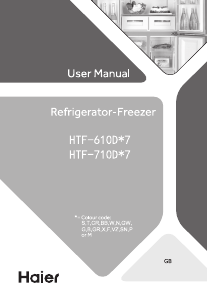 Manual Haier HRF-629IF6 Fridge-Freezer