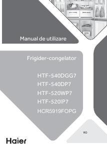 Manual Haier HTF-520IP7 Combina frigorifica