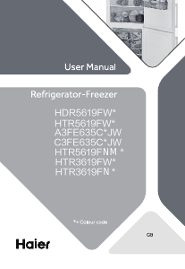 Manual Haier HTR5619FNMI Fridge-Freezer