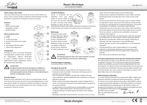 Mode d’emploi Sichler NC-4869-675 Rasoir électrique