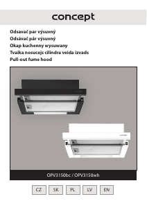 Manual Concept OPV3150WH Cooker Hood