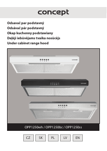 Manual Concept OPP1250BC Cooker Hood